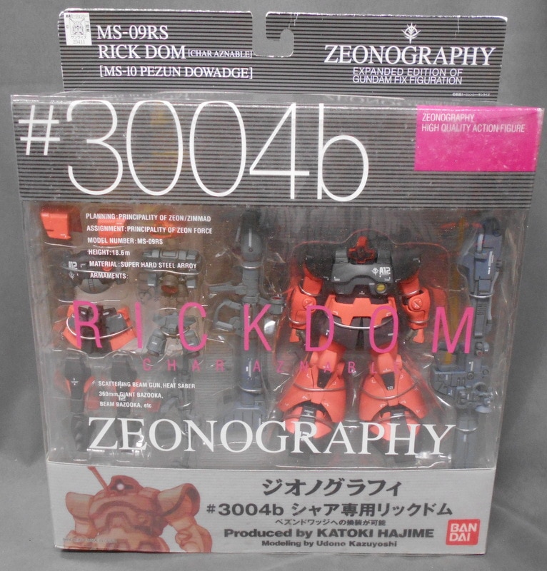 Bandai ZEONOGRAPHY Mobile Suit Gundam MS-09RS Char-only Rick-Dom