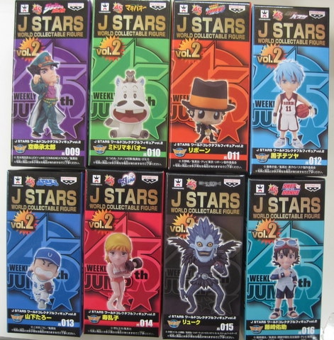 バンプレスト製 J STARS ワールドコレクタブルフィギュア Vol.2 全8種