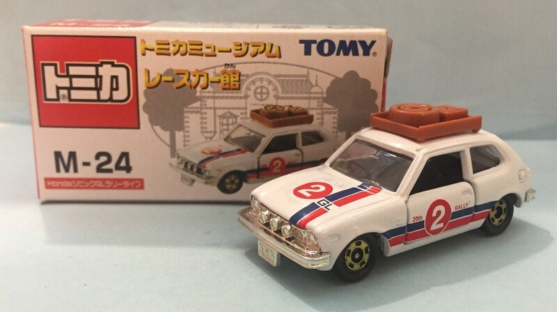 Tomy トミカミュージアム レースカー館 トミカ Honda シビックgl ラリータイプ M24 まんだらけ Mandarake