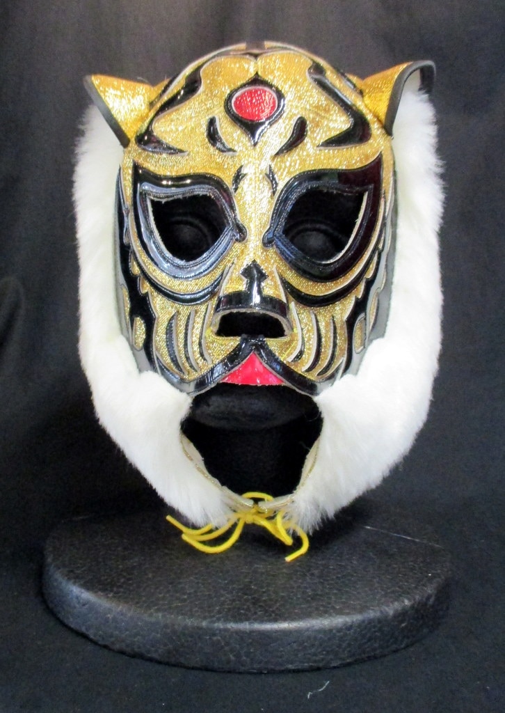YN製4代目タイガーマスクの白虎プロレスマスク(23年2月24日使用済 ...