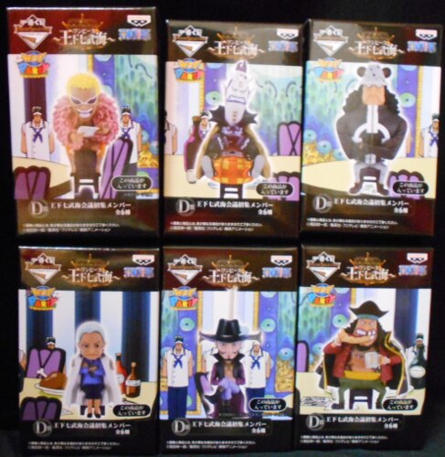 バンプレスト 一番くじ ワンピース フィギュアセレクション 王下七武海 D賞wcf 全6種セット 王下七武海会議招集メンバー Merchpunk
