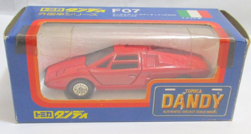 1/45 TOMY Foreign Car Series Tomica Dandy Lamborghini Countach