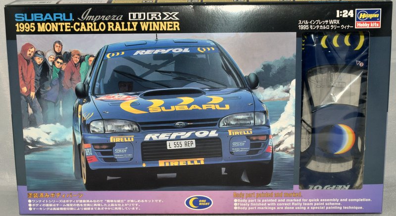 ハセガワ 1/24 ワンナイトシリーズ スバル インプレッサ WRX 1995