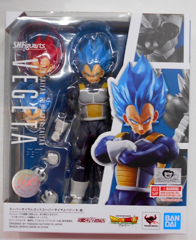 Bandai Sprits S H Figuarts ドラゴンボール超 ブロリー 超サイヤ人ゴッドスーパーサイヤ人 ベジータ 超 まんだらけ Mandarake