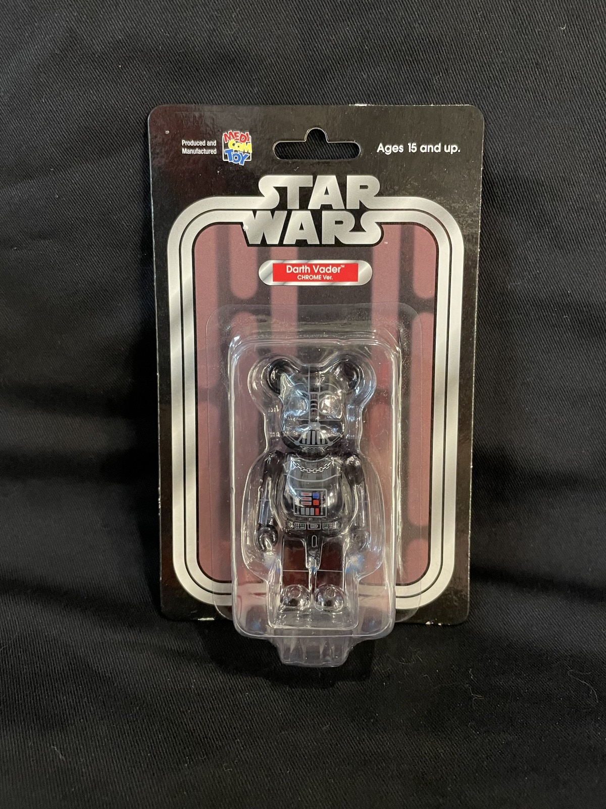 いします MEDICOM TOY - Bearbrick DARTH VADER Chrome Ver.1000％の