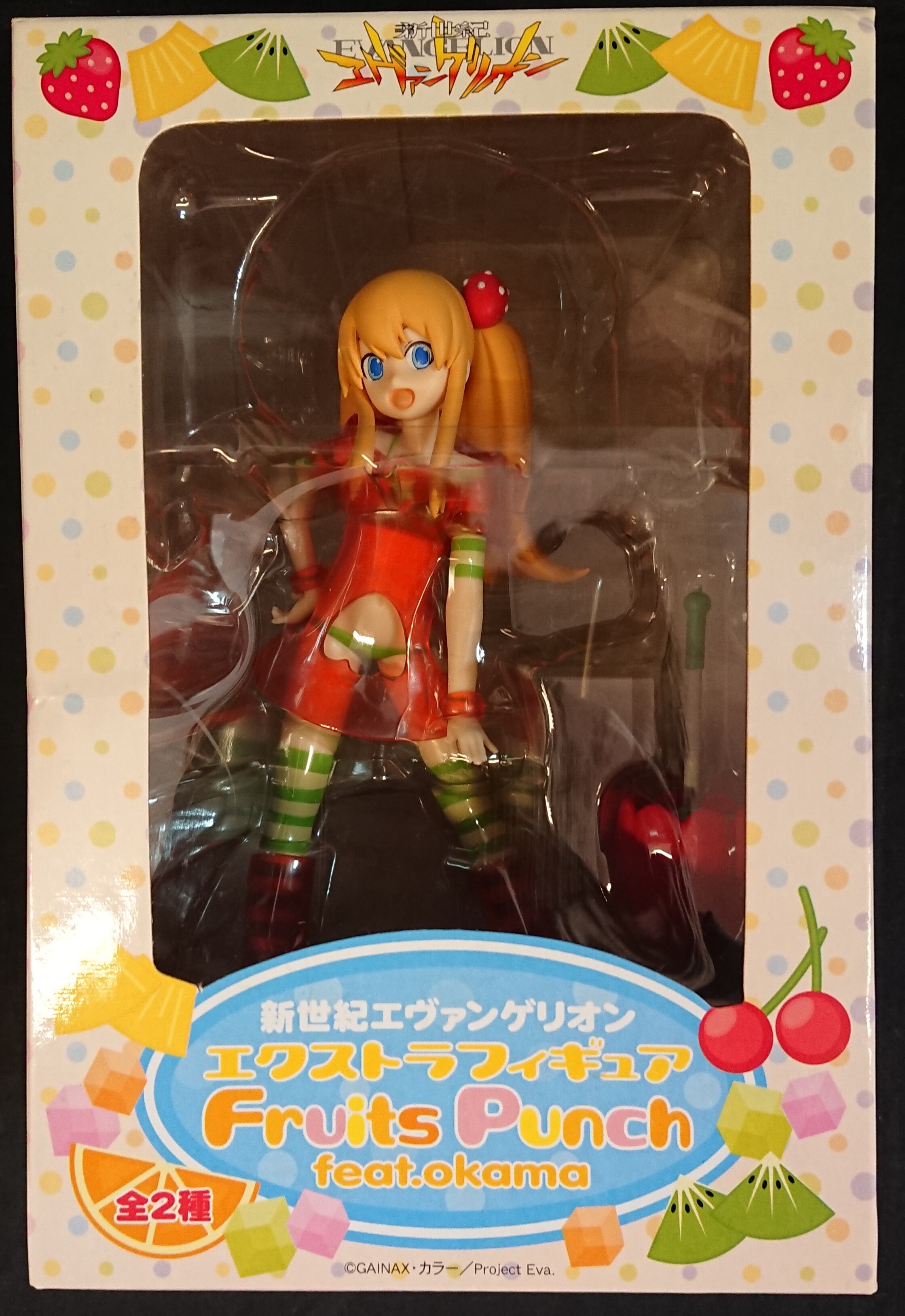 新世紀エヴァンゲリオン エクストラフィギュア FruitsPunch 2種 新世紀