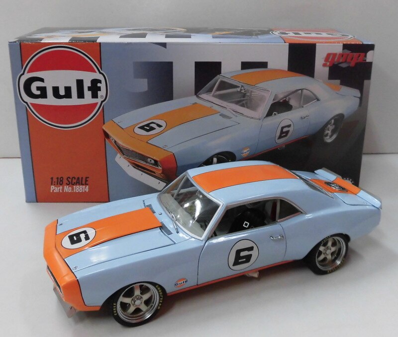 注目ショップ GMP 1/18 1968シボレカマロ ストリートファイト ガルフ