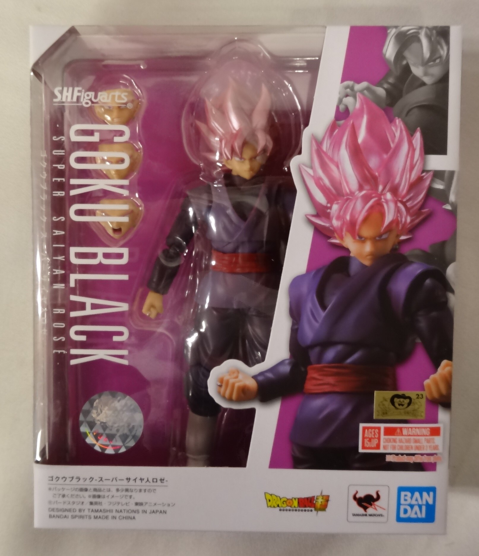 TAMASHII NATIONS Goku Black Super Saiyan Rose-, Bandai Spirits