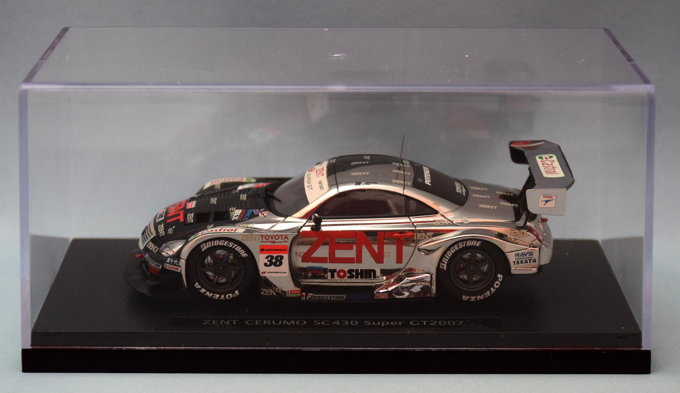 MMP 1/43 EBBRO ZENT CERUMO SC430 (BLACK / SILVER) SUPER GT 500