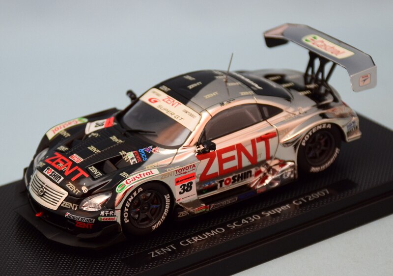 MMP 1/43 EBBRO ZENT CERUMO SC430 (BLACK / SILVER) SUPER GT 500