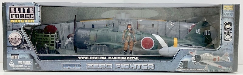 BLUE BOX TOYS/トイザらス 1/18 ELITE FORCE WWII ZERO FIGHTER/零戦 虎110 21265 |  まんだらけ Mandarake