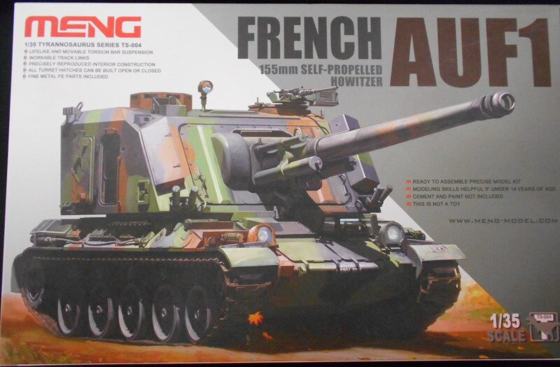 MENG Model 1/35 フランス軍 AUF1 155mm 自走榴弾砲 TS004