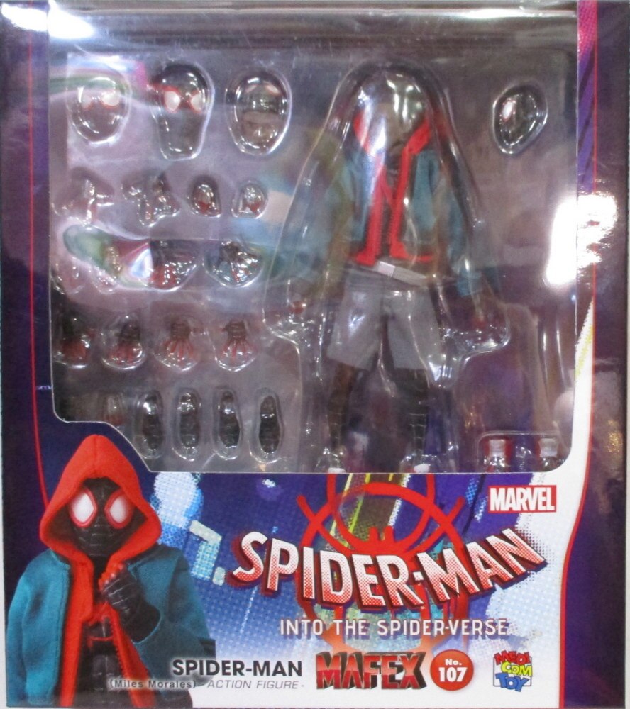 Miles Morales Spider-Man - figurine 107 MAFEX (Medicom Toy)