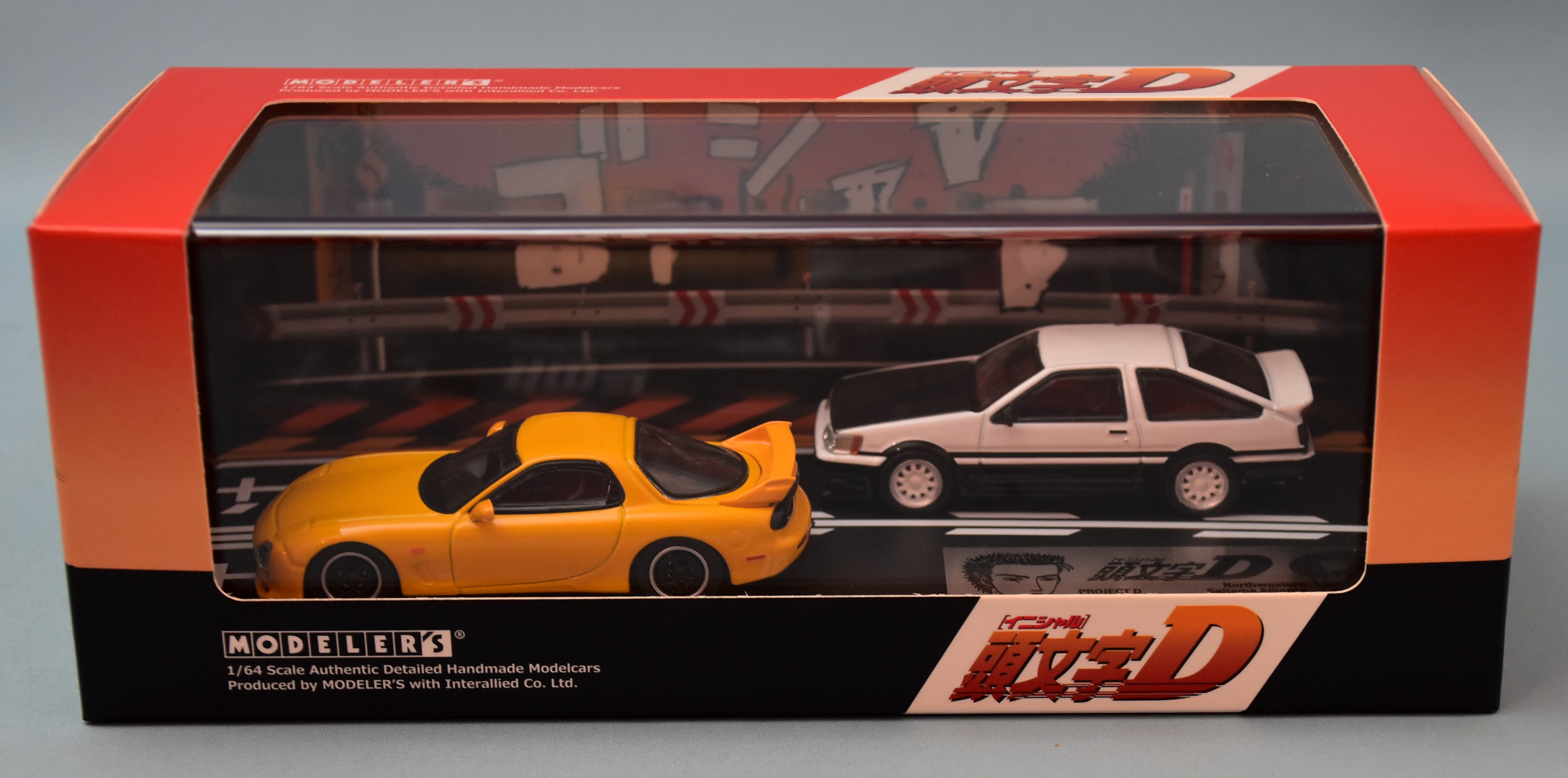 Modeler's] Initial D Keisuke Takahashi RX-7 (FD3S) & Wataru Akiyama Levin  (AE86)