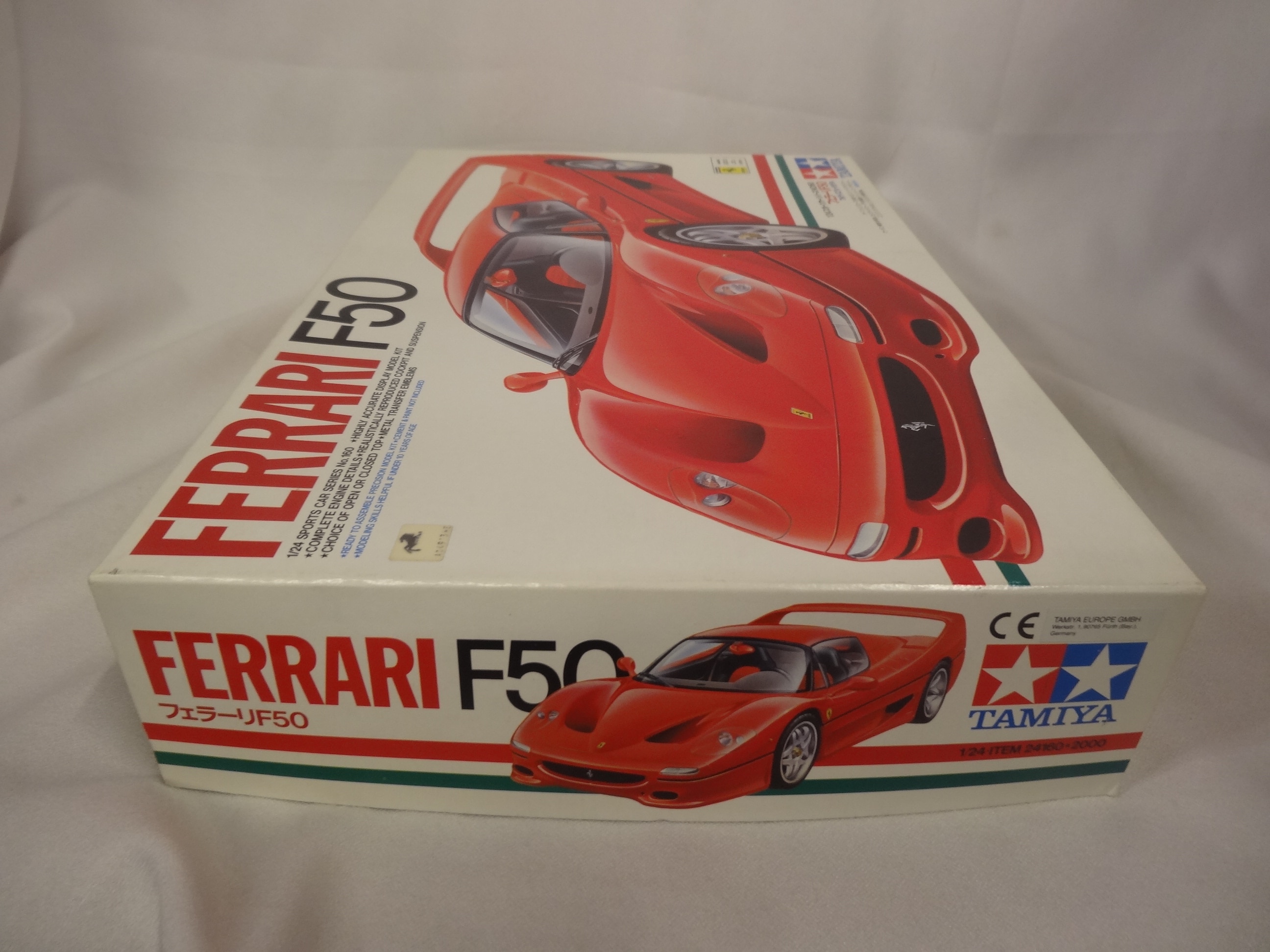 Tamiya 1/24 ferrari F50 Red Version Sports Car Series No160 Plastic Model  Kit