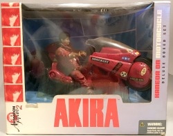 McFARLANE Akira TOYS 3D ANIMATION FROM JAPAN 02 KANEDA ON MOTORCYCLE (DELUXE BOXED SET)