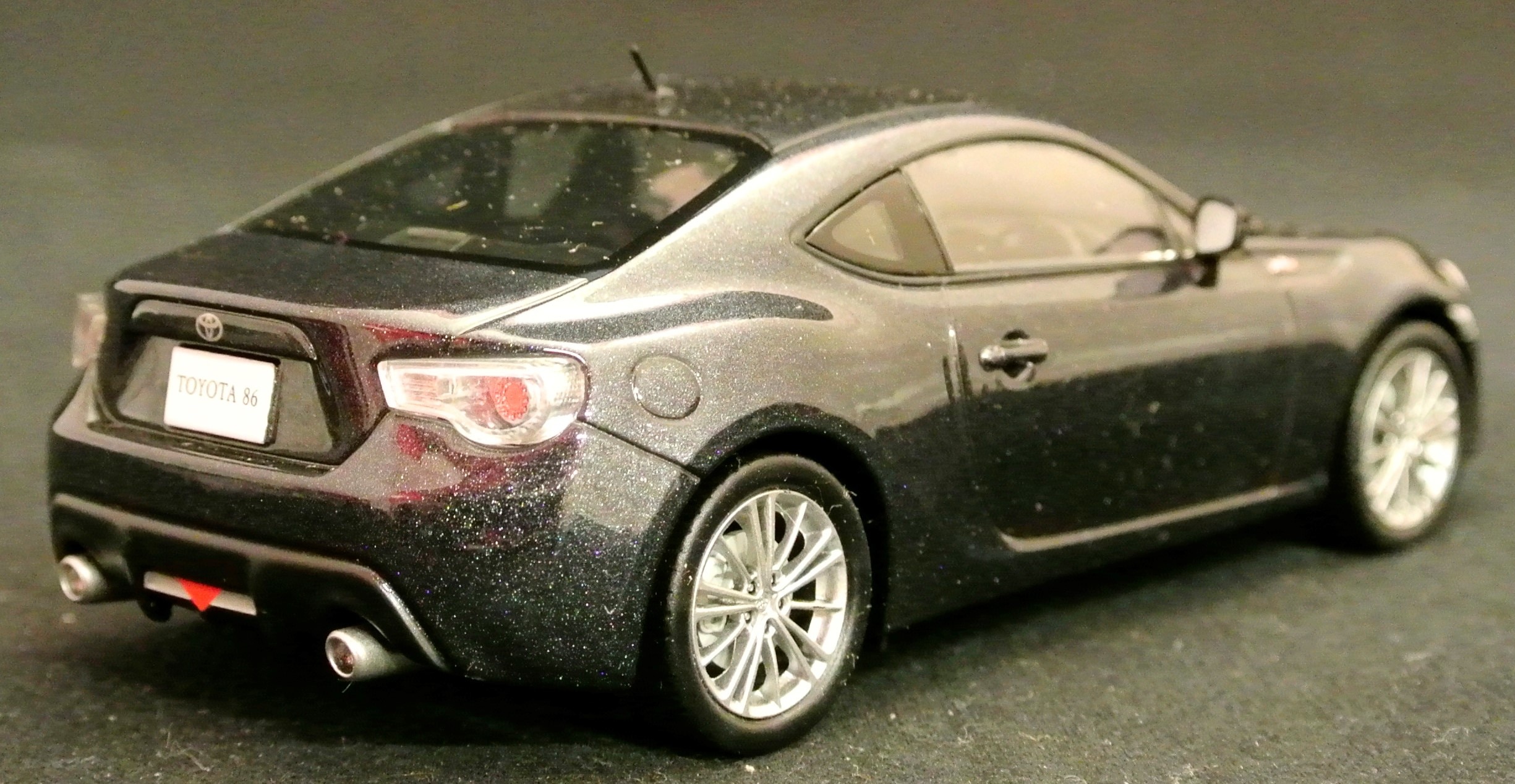 TOYOTAサンプル カラーサンプルカー1/30 TOYOTA 86 ダークグレー