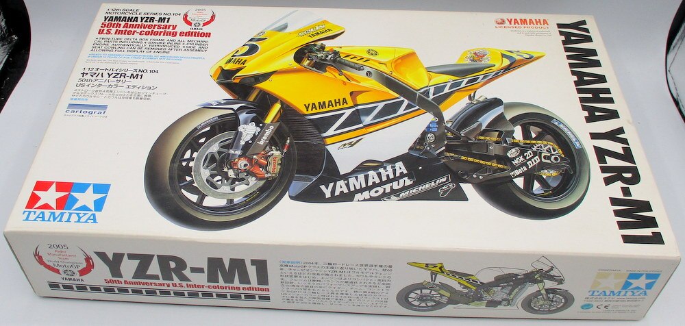 タミヤ 1/12オートバイシリーズNo.104 ヤマハ YZR-M1(50th記念US ...