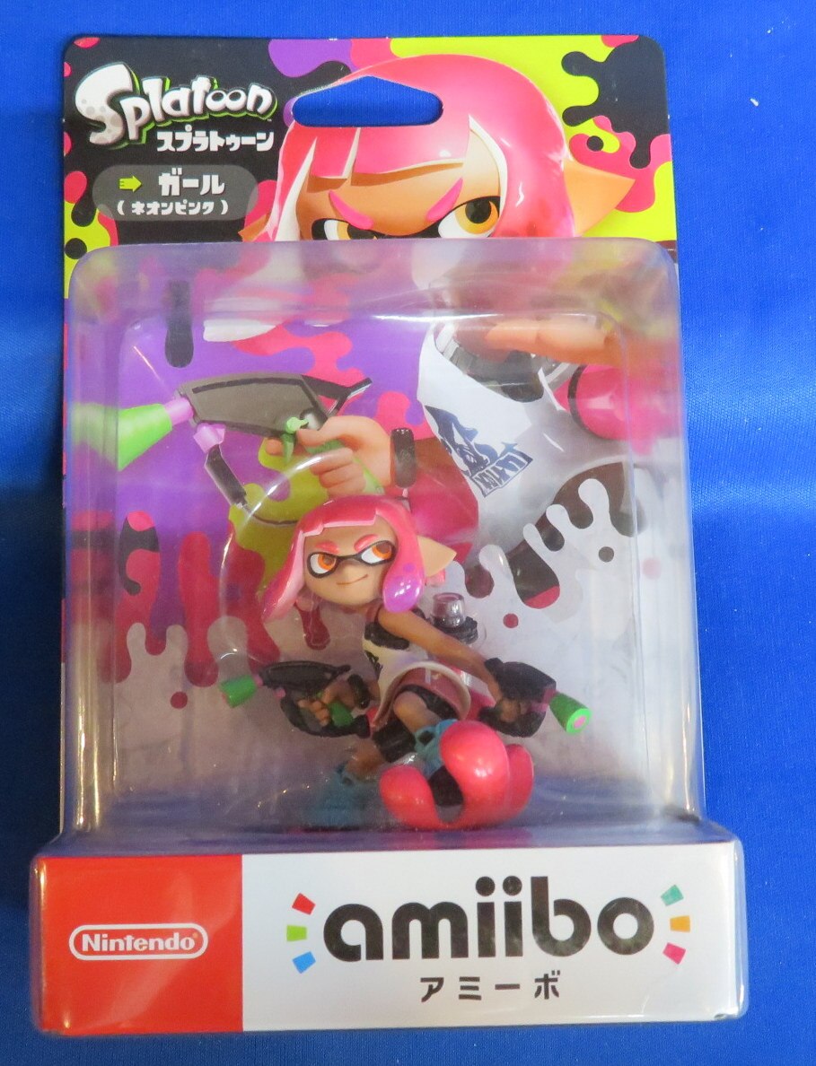 任天堂 Amiibo スプラトゥーンシリーズ ガール ネオンピンク まんだらけ Mandarake