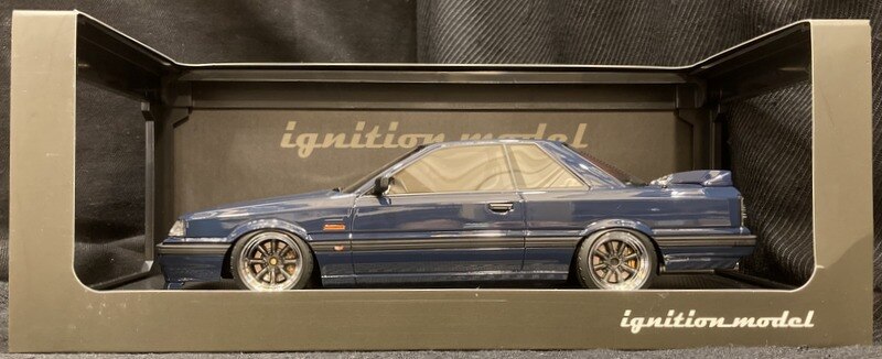 Model Ignition 1 18 Nissan Skyline Gts R R31 Blue Black Watanabe Wheel Ig0995 Mandarake 在线商店