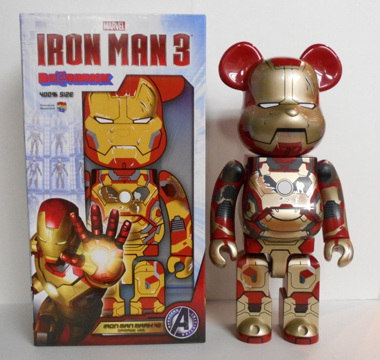 MEDICOMTOY BE@RBRICK/アイアンマン3 アイアンマンMk42 ダメージver/ベアブリック/アイアンマン3 400% | まんだらけ  Mandarake