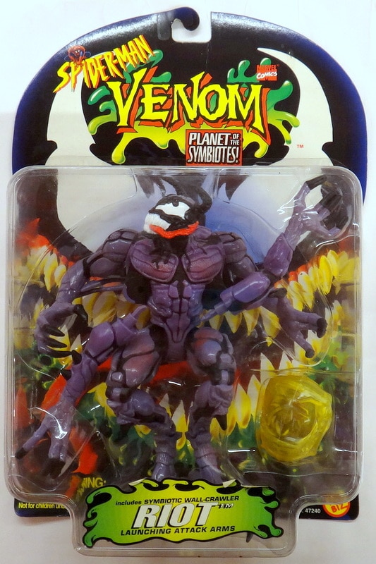 mandarake | toybiz venom / planet of the symbiotes riot ( purple