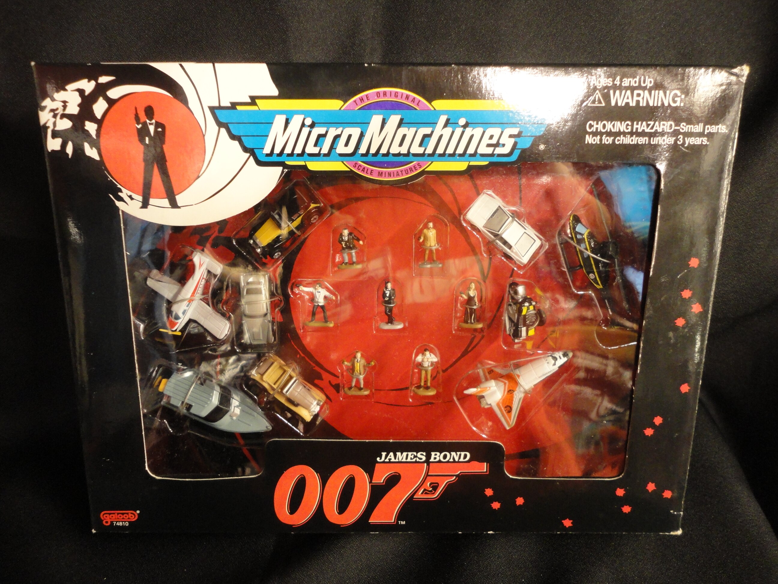 爆買いお得●007　ジェームズ・ボンド　Micro Machines マイクロ・マシーン　ゴールドフィンガー　私を愛したスパイ　ムーンレイカー 芸能人、タレント