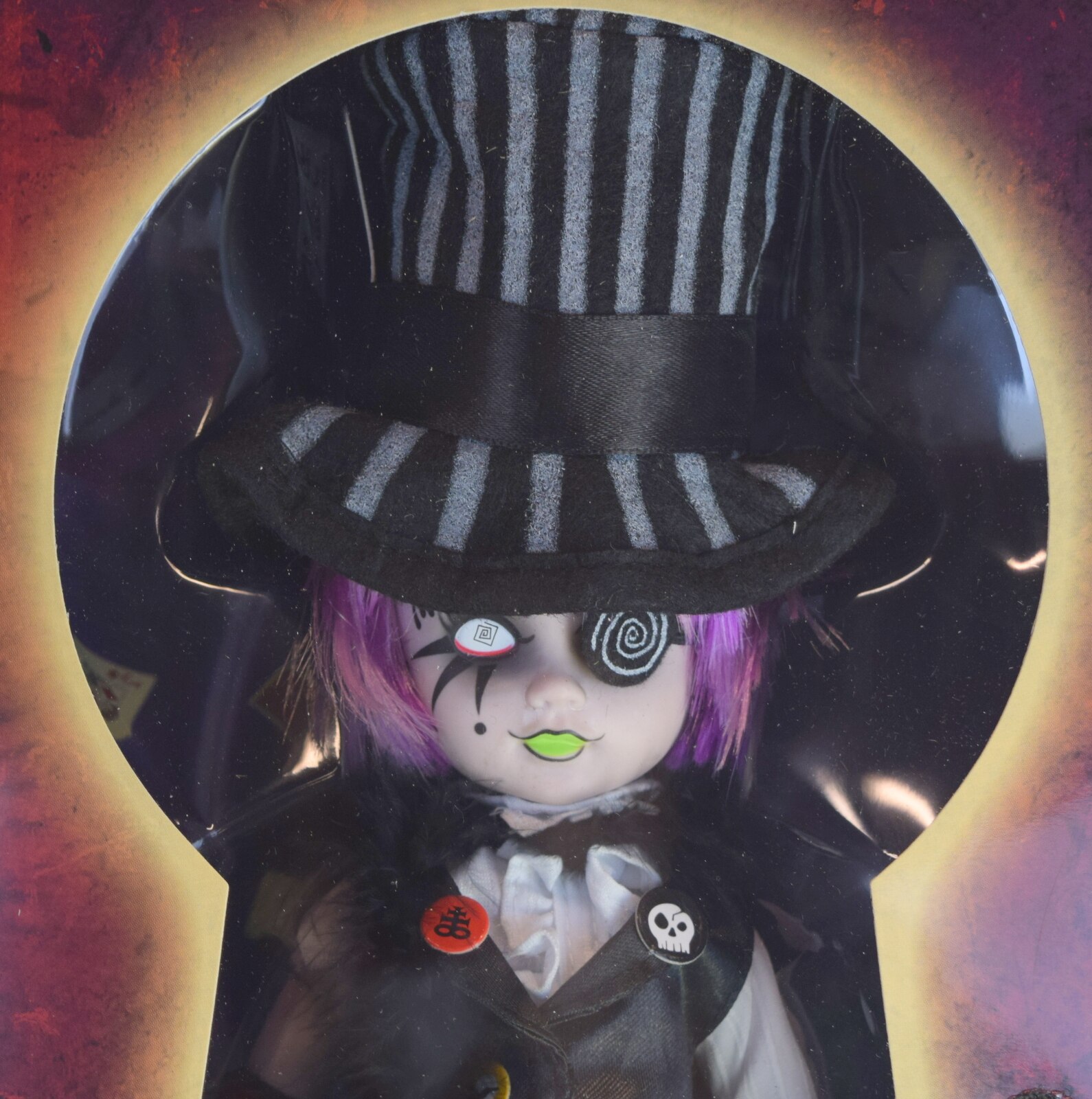 mezco living dead dolls -in-wonderland sybil as madhatter