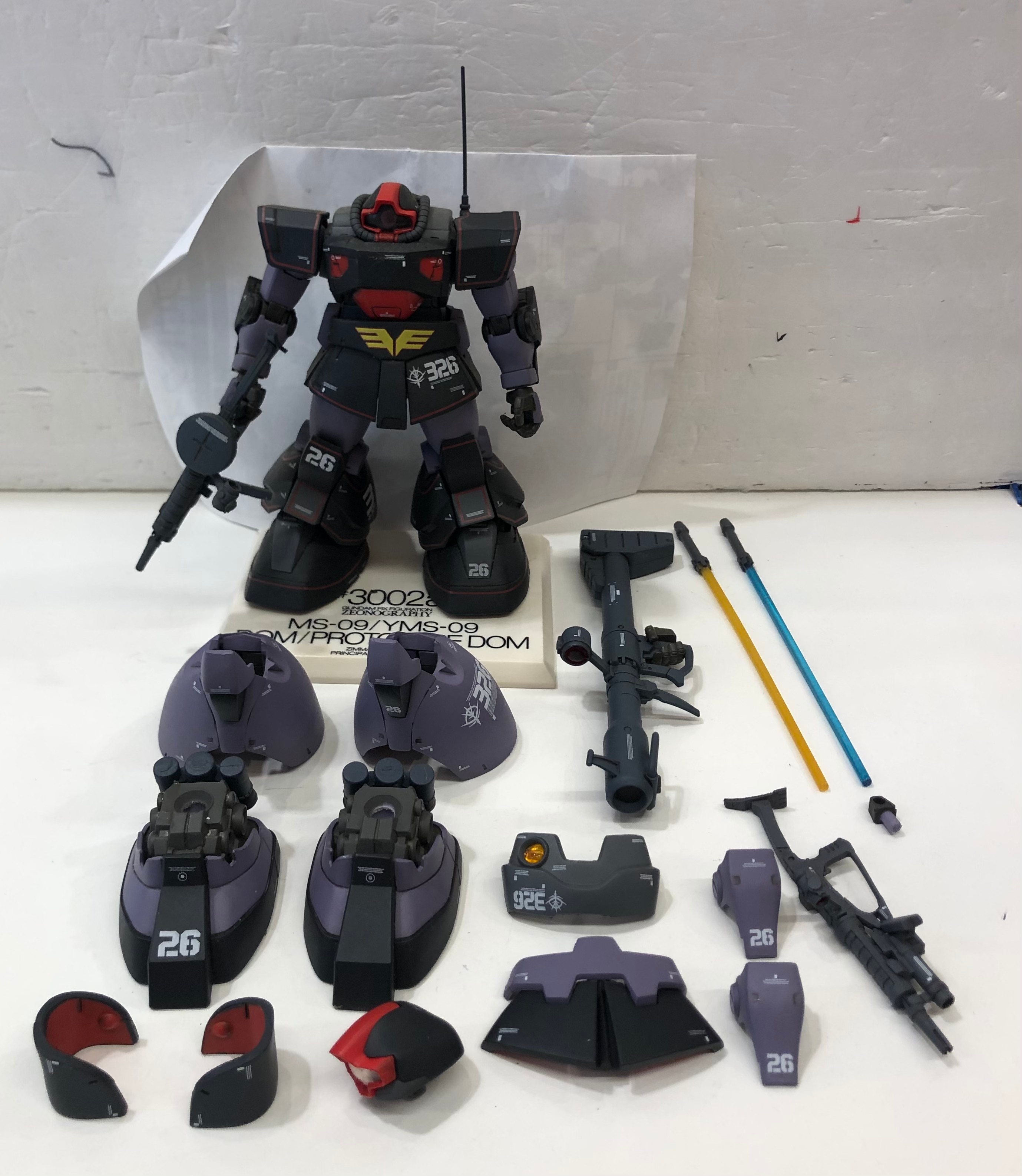 Bandai ZEONOGRAPHY Mobile Suit Gundam YMS-09 Prototype Dom MS-09