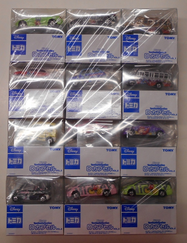 TOMY Disney Tomica Collection Dカプセル VOL.2 全12種セット(カプセル無) | まんだらけ Mandarake