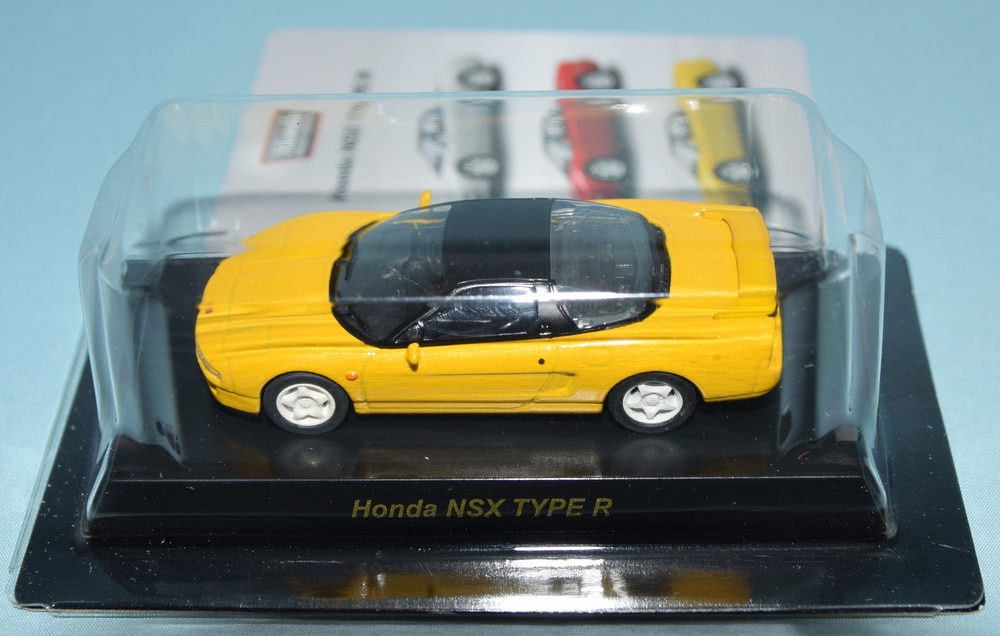 京商 1 64 HONDA ミニカーコレクション NSX Type-R 黄色 - ミニカー