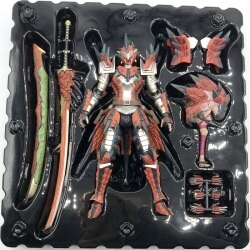 SQUARE ENIX PLAY ARTS KAI Monster Hunter Cross Diablos Armor (Rage Series)  Action Figure, Figures & Plastic Kits