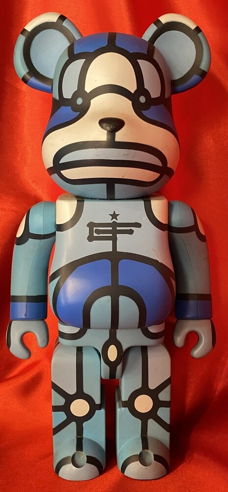 MEDICOMTOY BE@RBRICK XLARGE David Flores (Blue) / BE@RBRICK 400