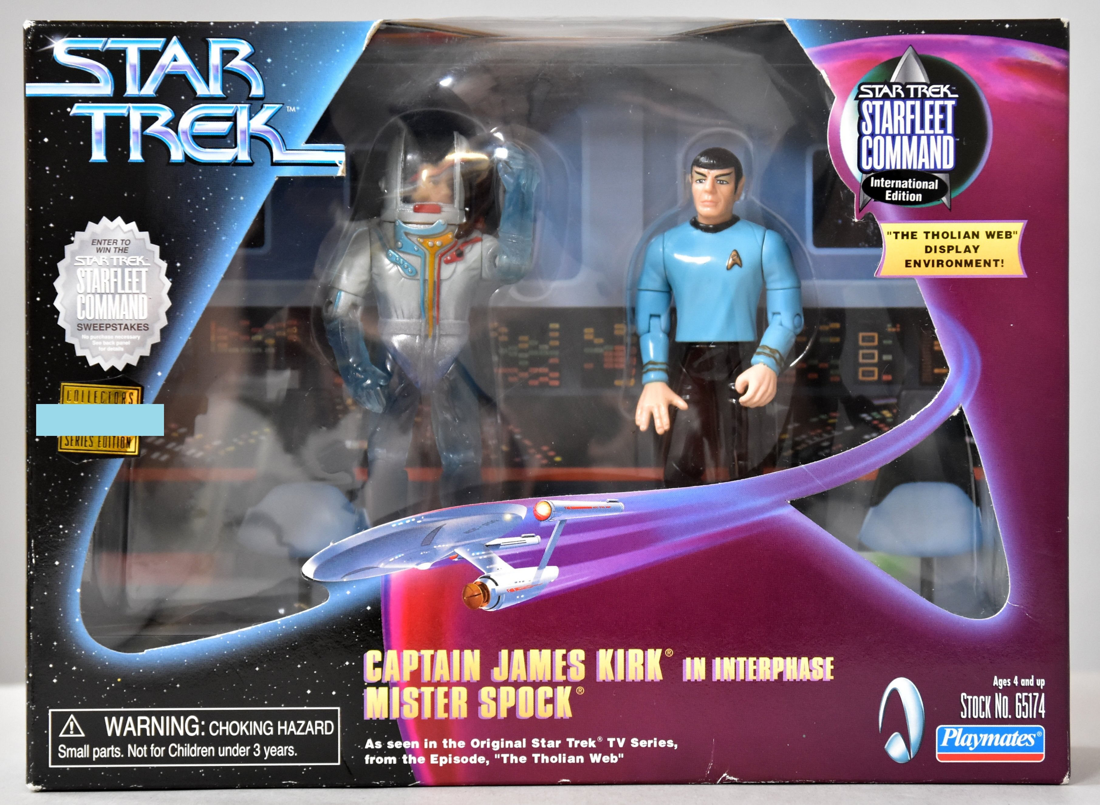 PLAYMATES STARFREET COMMAND / INTERNATIONAL EDITION CAPTAIN JAMES