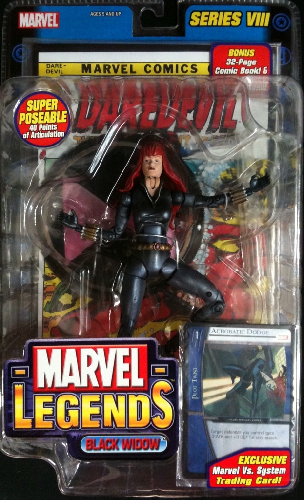 TOYBIZ MARVEL LEGENDS SERIES VIII/DAREDEVIL 【ブラック・ウィドウ