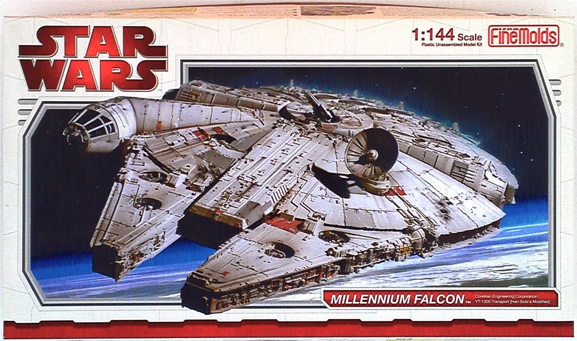 ファインモールド スターウォーズ/STARWARS 【1/144 ミレニアムファルコン/MILLENNIUM FALCON】:未組立(unassembly)/箱小イタミ(box  a little damage) | Mandarake Online Shop