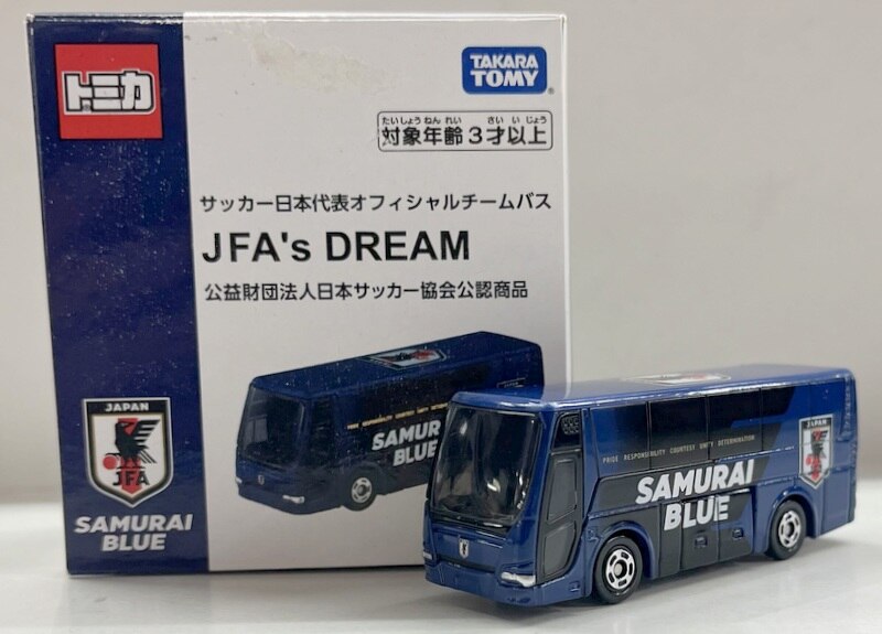 トミカ サッカー日本代表オフィシャルチームバス - ミニカー