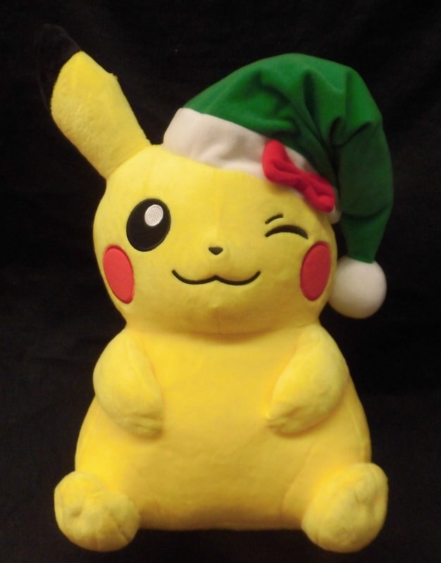 まんだらけ通販 Bandai Spirits めちゃでかクリスマスピカチュウぬいぐるみ ポケットモンスター ピカチュウ 中野店からの出品