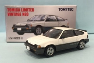 TOMICA LIMITED VINTAGE NEO Honda バラードスポーツ CR-X Si (白xグレー) LV-N22c