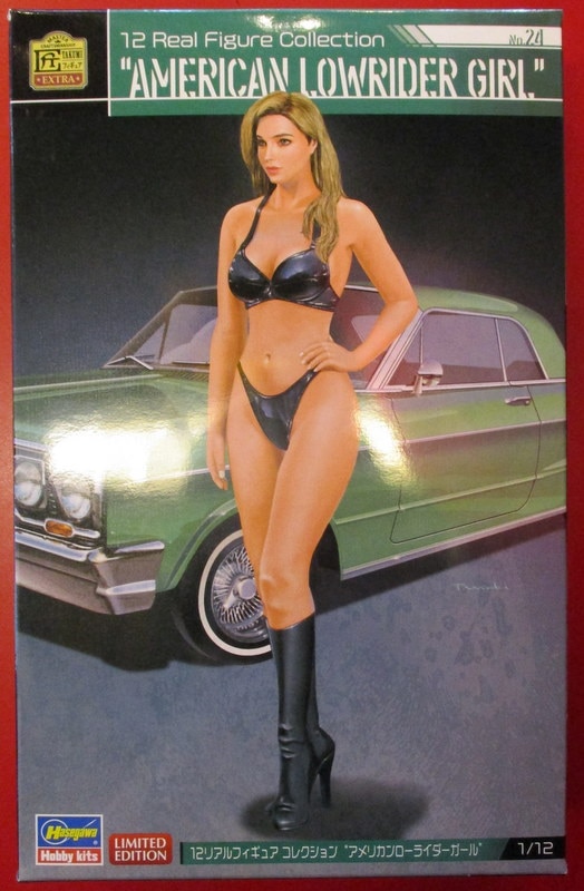 Hasegawa 12 Real Figure Collection American Lowrider Girl 24