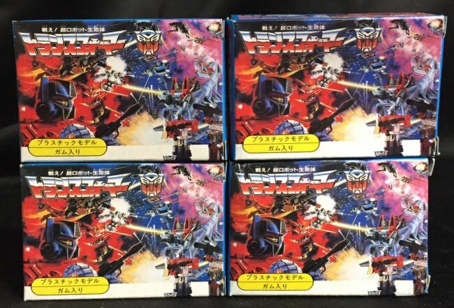 星光 プラスチックモデル ガム入り トランスフォーマー 全4種セット プラスチックモデル ガム入り トランスフォーマー 全4種セット まんだらけ Mandarake