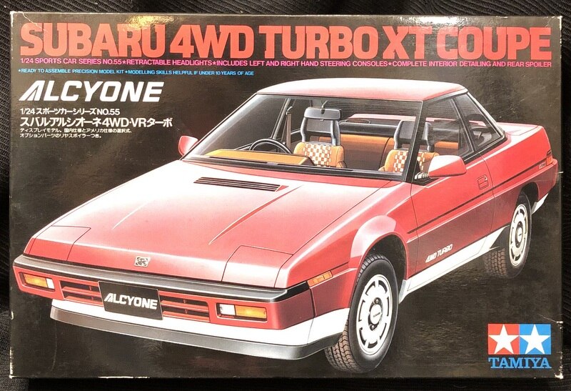 タミヤ 1/24スポーツカーシリーズNo.55 スバルアルシオーネ4WD VR