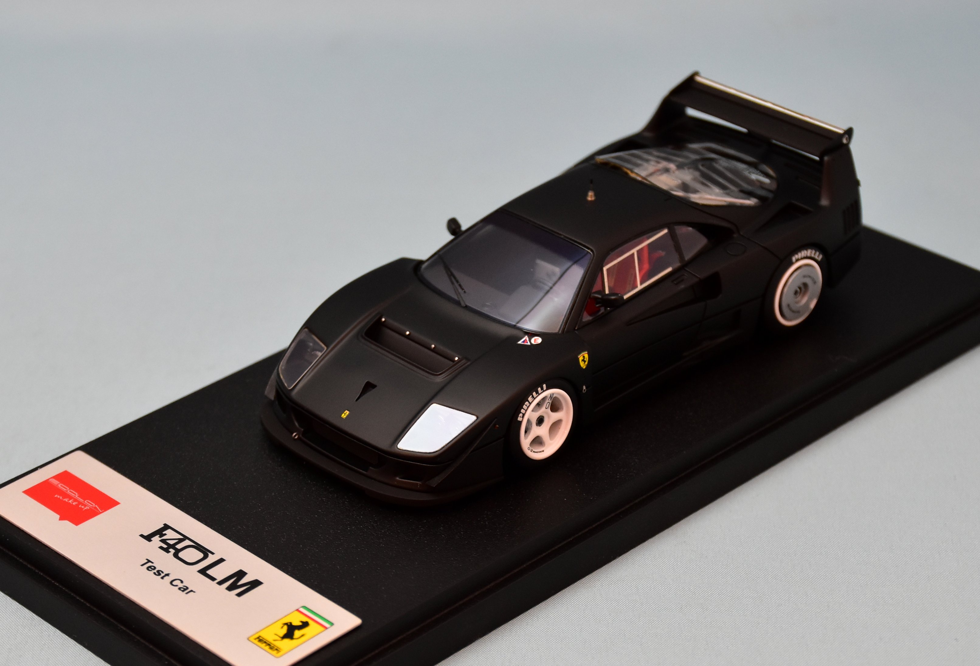 1/43 EM025B FERRARI F40 LM TESTCAR - ミニカー