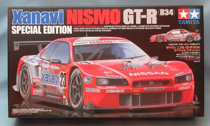 タミヤ 1/24スポーツカー ザナヴィ ニスモ GT-R R34 スペシャル