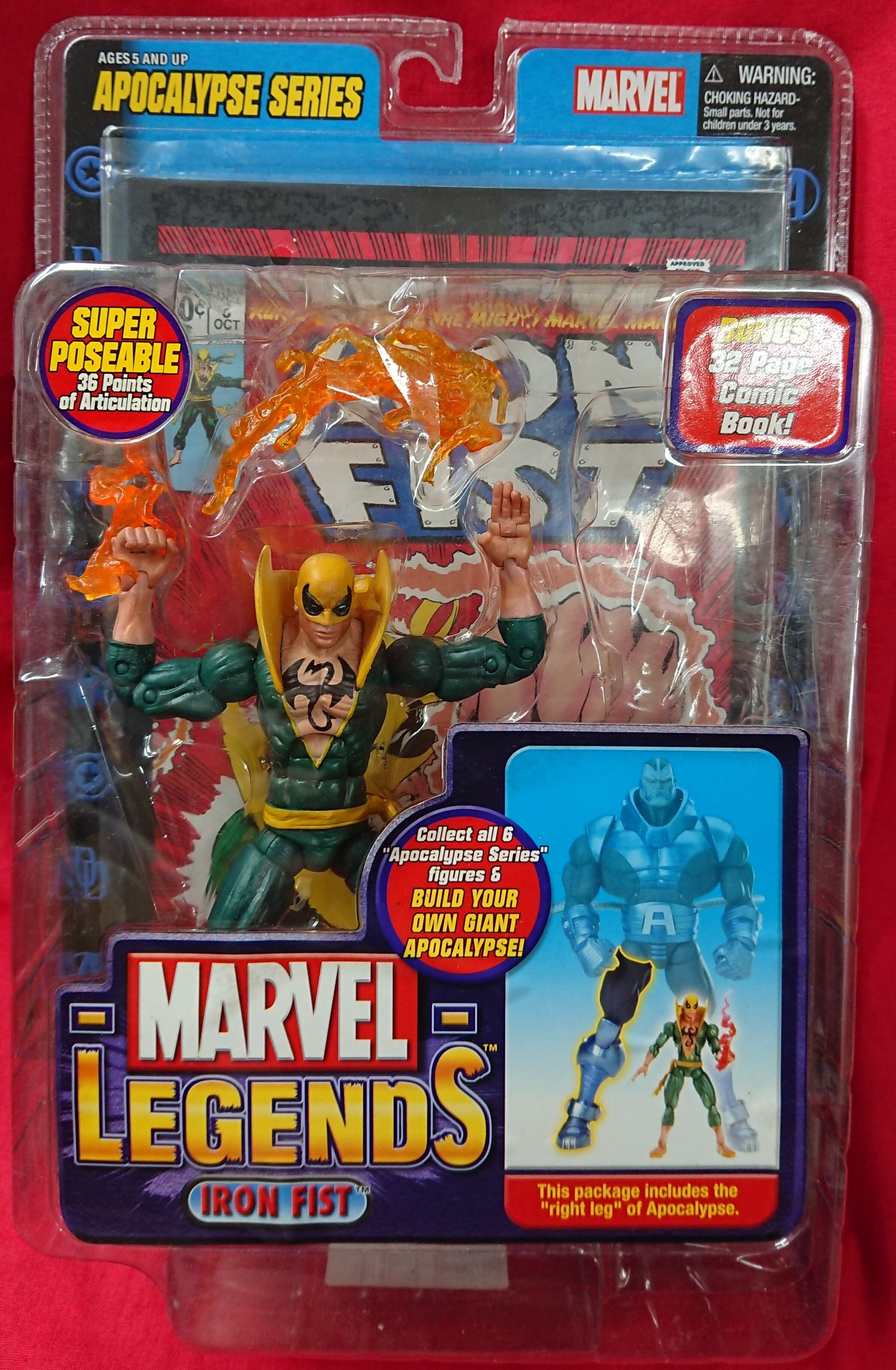 Toybiz Marvel Legends Apocalypse Iron Fist