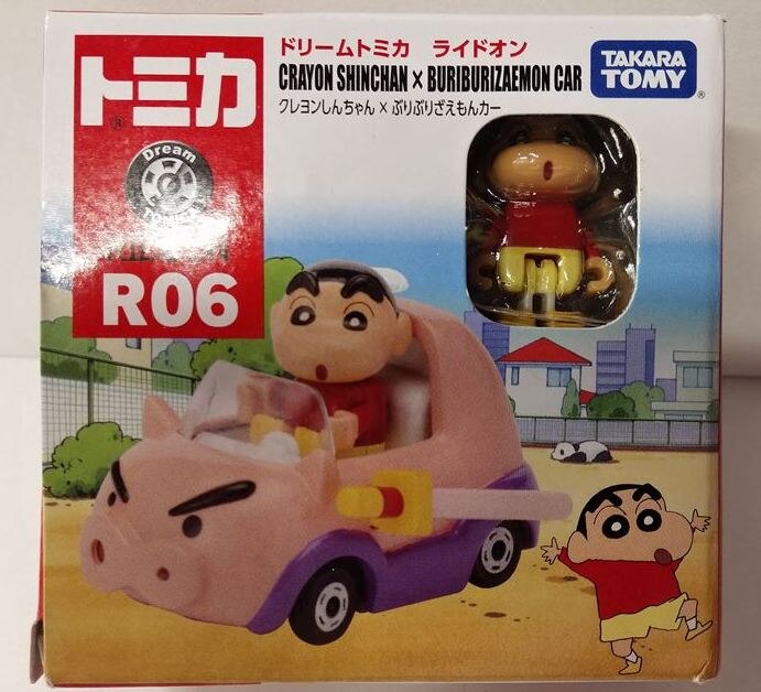 Takara Tomy Dream Tomica Ride on Crayon Shin-chan × Buriburizaemon Car R06  | Mandarake Online Shop