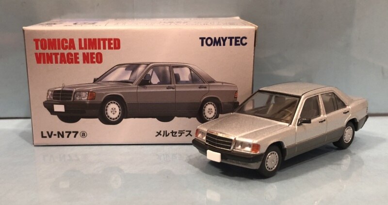 TOMYTEC トミカリミテッドヴィンテージNEO メルセデス ベンツ190E (銀