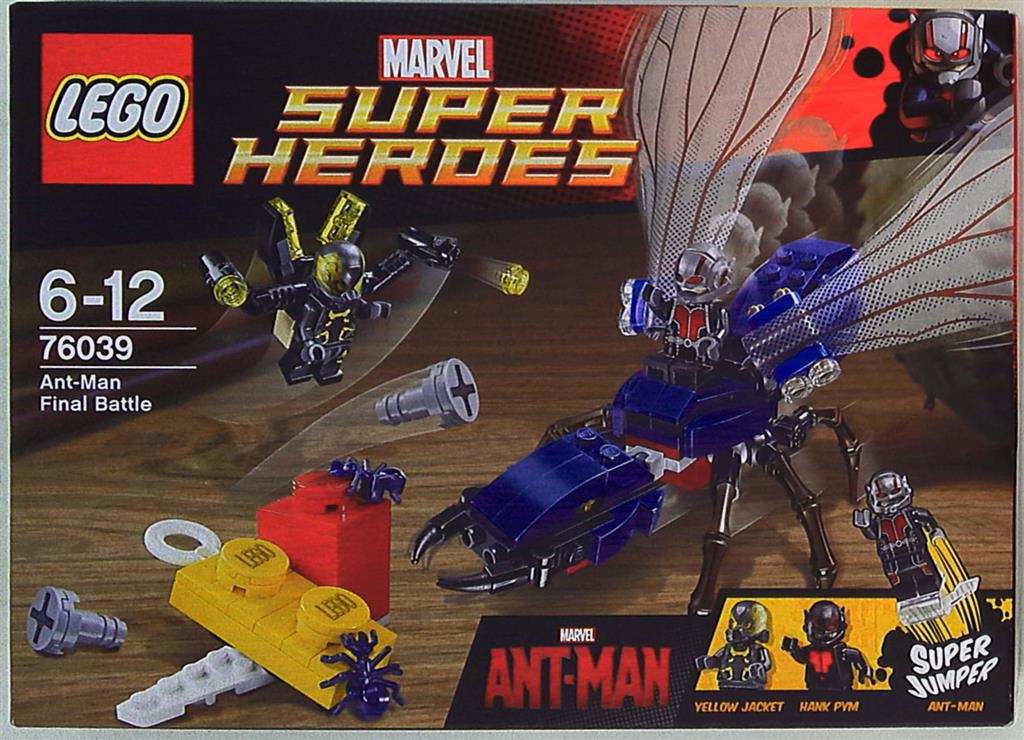 見事な創造力おもちゃLEGO LEGO MARVEL SUPERHEROES アントマンファイナルバトル 76039