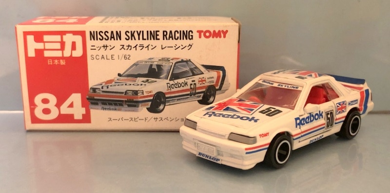 トミカ赤箱 TOMICA 84 日産スカイライン・レーシング リーボック