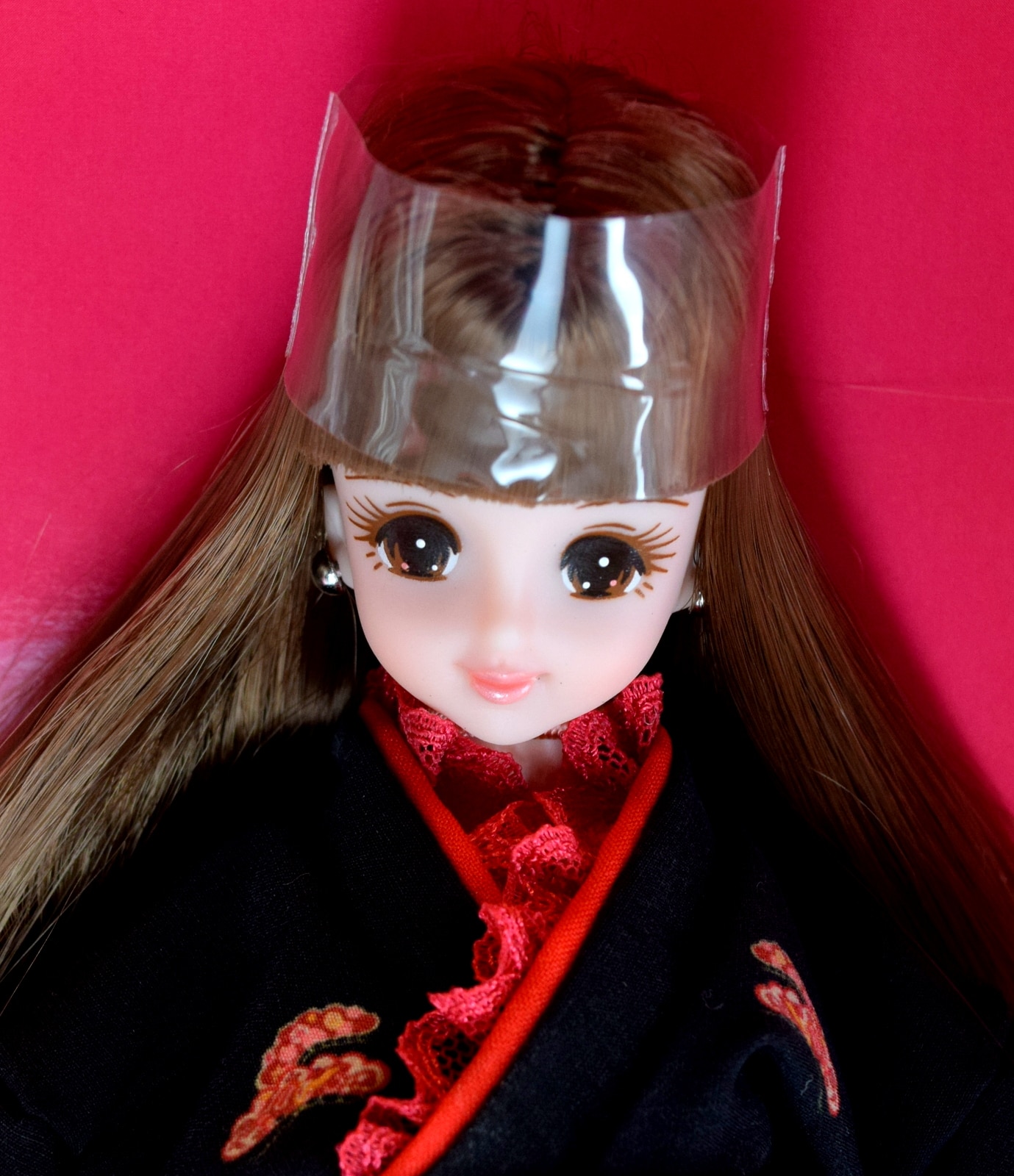 売り値下撫松庵 ジェニー A タカラ 着物 浴衣 赤 ドール TAKARA ぶしょうあん きもの ゆかた 人形